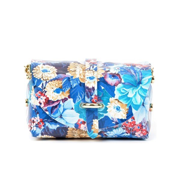 Usnjena torbica Sofia Cardoni Artsy Blue