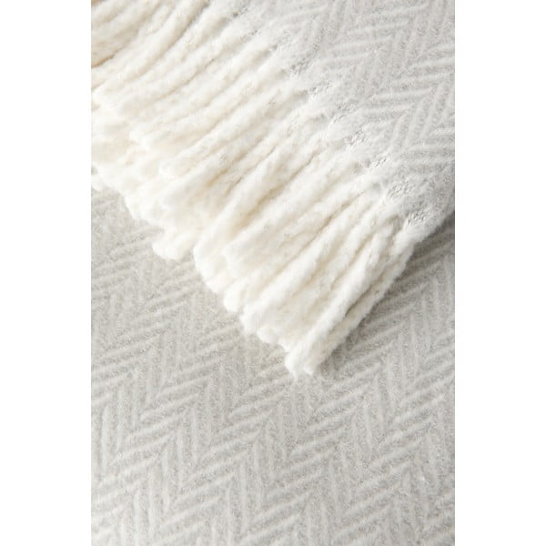 Svetlo siva pletena odeja Euromant Skyline, 140 x 160 cm-image-2