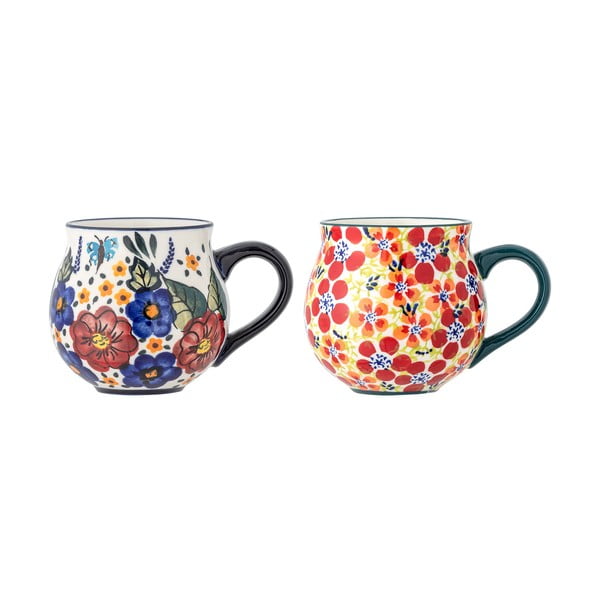 Lončene skodelice v kompletu 2 ks 330 ml Florist – Bloomingville