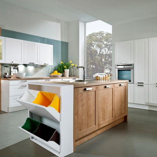 Beli zabojnik za odpadke Evergreen House Sort-image-1