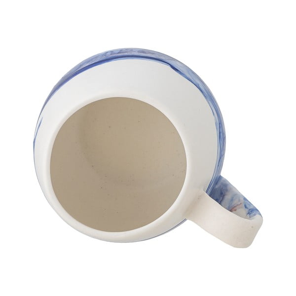 Belo-modre skodelice v kompletu 4 ks iz kamenine 250 ml Lyre – Bloomingville-image-3