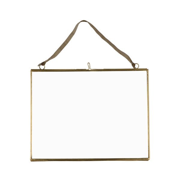 Kovinski stenski okvir v zlati barvi 20x15 cm – Rex London