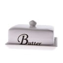 Bela keramična posoda za maslo Dakls