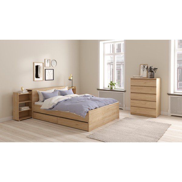 Vzglavje v naravni barvi 165x80 cm Naia – Tvilum-image-1