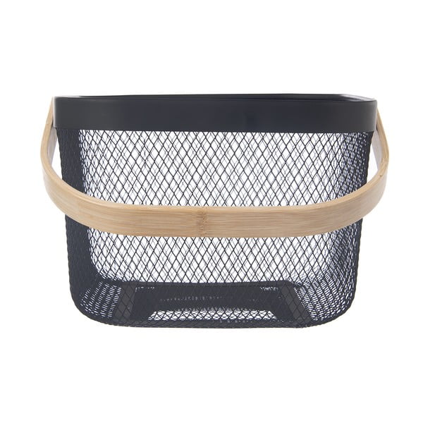 Žična kovinska košara 24,5x24,5x30 cm Radka – Orion-image-3