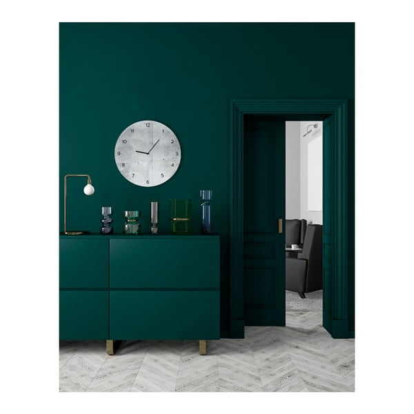 Stenska ura Styler Glassclock Wall, ⌀ 30 cm-image-1