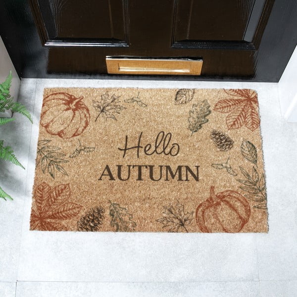 Predpražnik iz kokosovih vlaken 40x60 cm Hello Autumn – Artsy Doormats-image-2