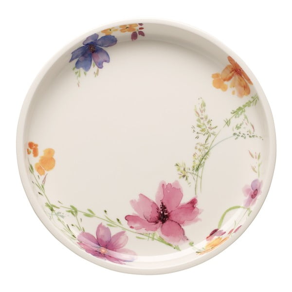 Porcelanast krožnik z motivom cvetja Villeroy & Boch Mariefleur Basic, ⌀ 26 cm