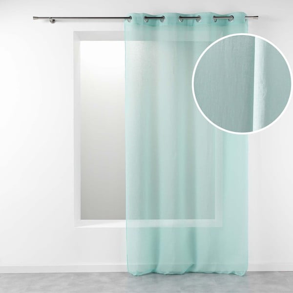 Mentolno zelena prosojna zavesa 140x280 cm Telma – douceur d'intérieur-image-2
