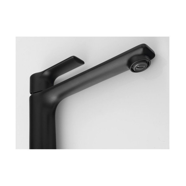 Mat črna stoječa armatura za umivalnik Pax – Sapho-image-2