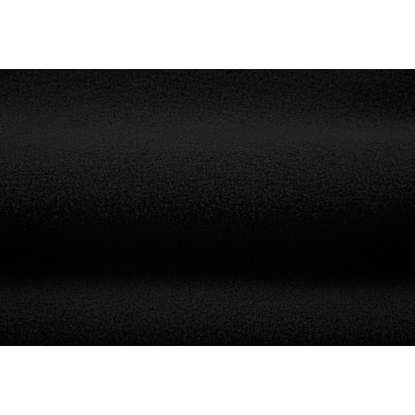 Črn fotelj iz tkanine bouclé Jenny – Micadoni Home-image-4