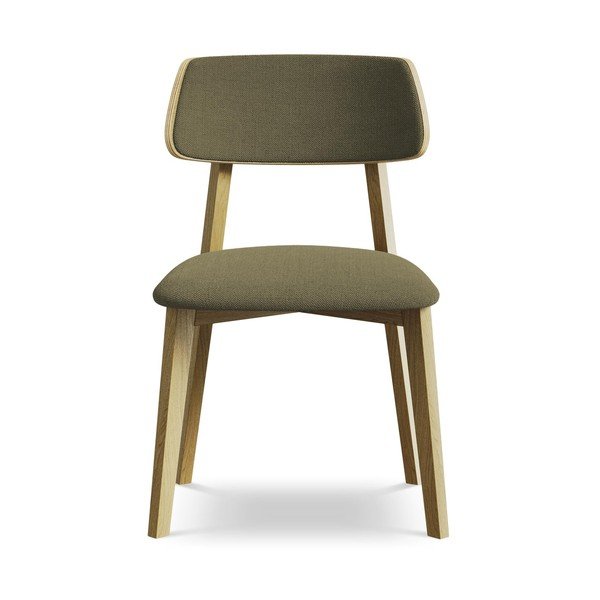 Zelen jedilni stol iz masivnega lesa Niu – Makamii-image-1