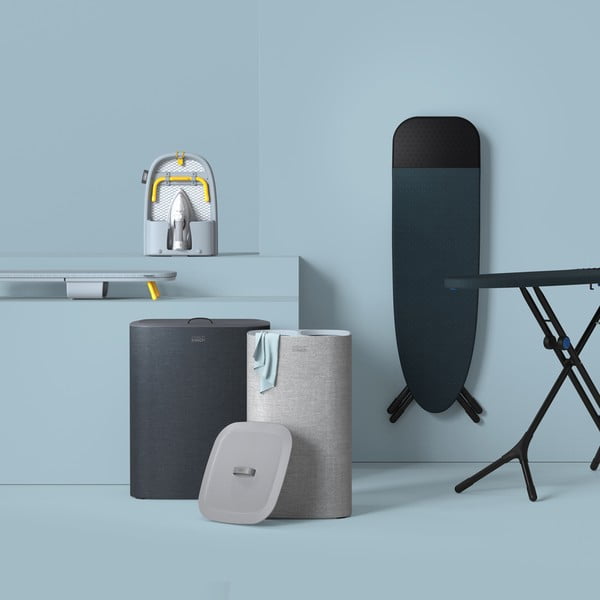 Antracitno siv tekstilni/plastičen koš za perilo 2x45 l Tota – Joseph Joseph-image-3