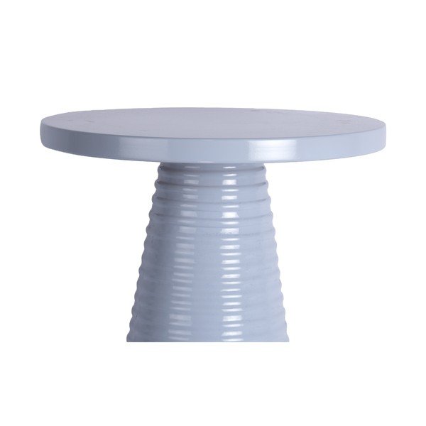Kovinska okrogla stranska mizica ø 40 cm Catania Ribbed – Leitmotiv-image-2