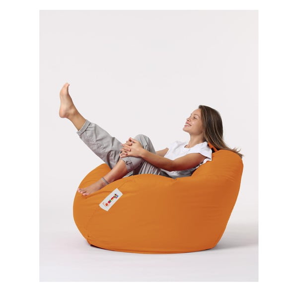Oranžna vrtna sedežna vreča Premium – Floriane Garden