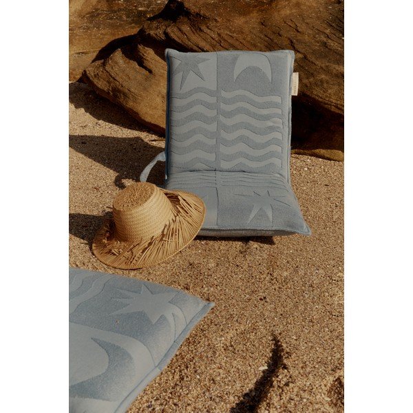 Modri ​​ležalnik za Sunnylife Terry, 93 x 43 cm-image-1