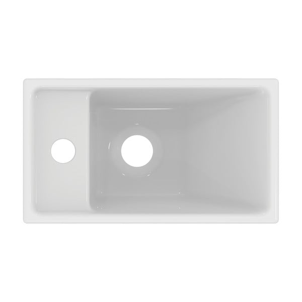 Bel keramičen umivalnik za WC 37x21 cm i.Life S – Ideal Standard-image-3