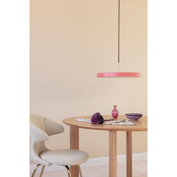 Rožnata LED viseča svetilka s kovinskim senčnikom ø 43 cm Asteria Medium – UMAGE-image-3