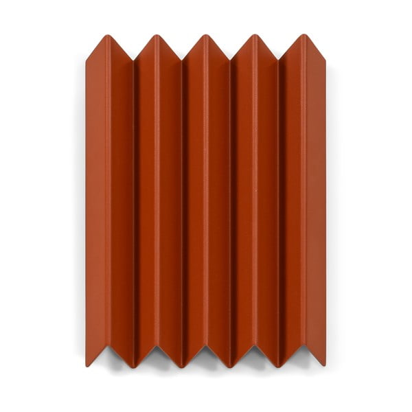 Kovinski stenski obešalnik v barvi terakote 21 cm Sensu – Spinder Design