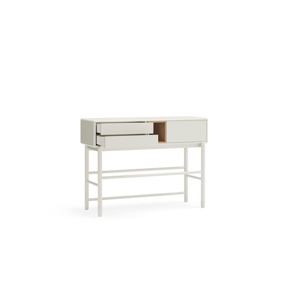 Kremno bela stranska mizica 35x120 cm Corvo – Teulat-image-4