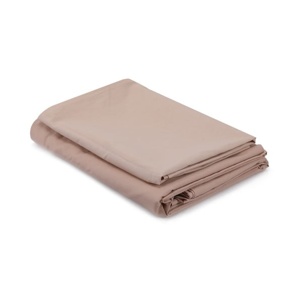 Bež enojna bombažna posteljnina 140x200 cm – Mijolnir-image-2