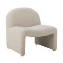 Kremno bel fotelj iz tkanine bouclé Neel – Bloomingville