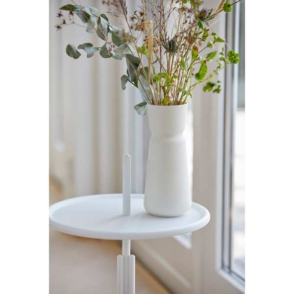 Bela kovinska stranska mizica Zone Inu, ø 33,8 cm-image-2