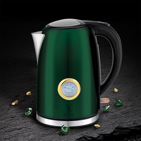 Zeleni grelnik vode 1,7 l Emerald Collection - BerlingerHaus-image-1