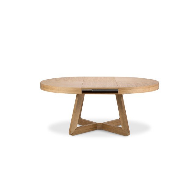 Raztegljiva miza s hrastovimi nogami Windsor & Co Sofas Bodil, ø 130 cm-image-3