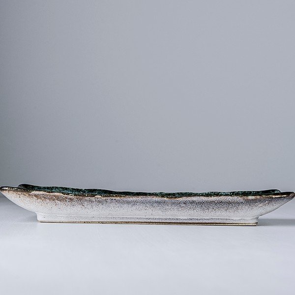 Moder keramičen krožnik MIJ Sky, 29 x 12 cm-image-1