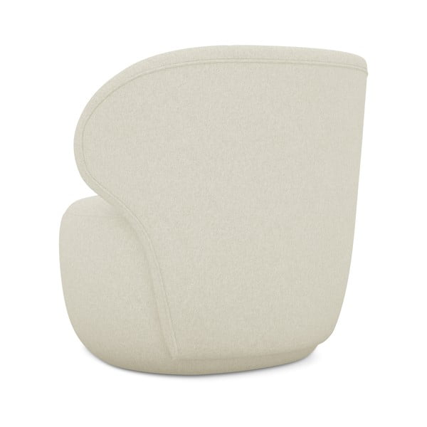 Kremno bel fotelj Kama – Makamii-image-3