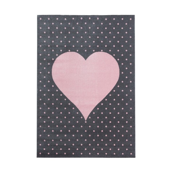 Rožnato-siva otroška preproga 80x150 cm Bambi – Ayyildiz Carpets