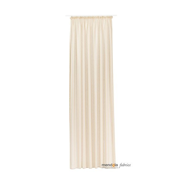 Prosojna zavesa v zlati barvi 140x260 cm Lava – Mendola Fabrics-image-2