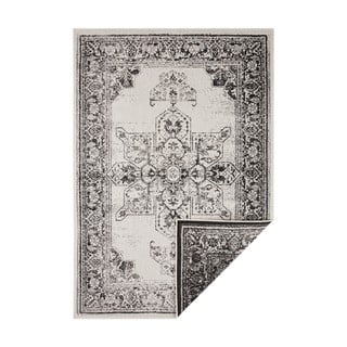 Črno-krem zunanja preproga NORTHRUGS Borbon, 80 x 150 cm