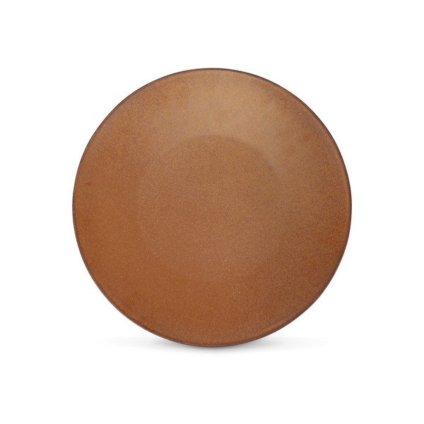 Rjav porcelanast krožnik ø 27 cm Ovio – BonBistro