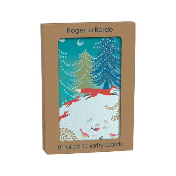 Voščilnice v kompletu 8 ks z božičnim motivom Christmas  – Roger la Borde-image-2