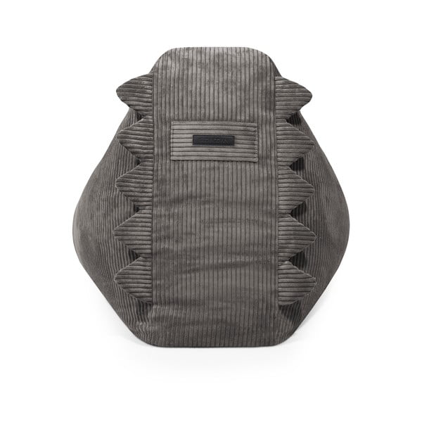 Črna otroška vreča za sedenje iz rebrastega žameta Snug 80 Dragon – SLOWDOWN-image-4