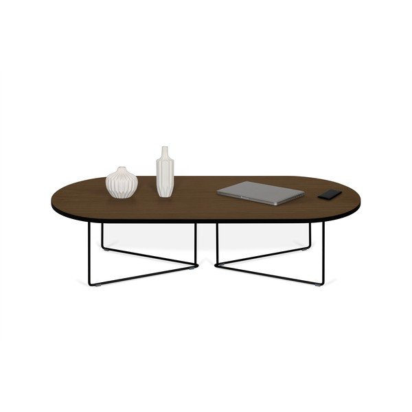 Mizica iz orehovega furnirja TemaHome Oval-image-3
