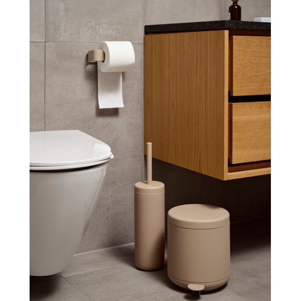 Bež WC ščetka iz kamenine Ume – Zone-image-1