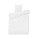 Bela enojna posteljnina iz bombažnega perkala 140x200 cm Daisy – JUNA