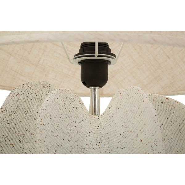 Kremno bela namizna svetilka s tekstilnim senčilom (višina 63 cm) Ester – Mauro Ferretti-image-2