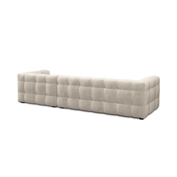 Bež žametna kotna sedežna garnitura Windsor & Co Sofas Vesta, kotna zofa, desni kot-image-4