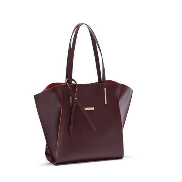 Bordo usnjena torbica Mangotti Trisha-image-1