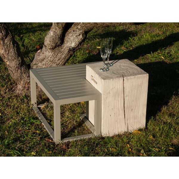 Bela vrtna mizica Ezeis Ecotop, 35 x 35 cm-image-4