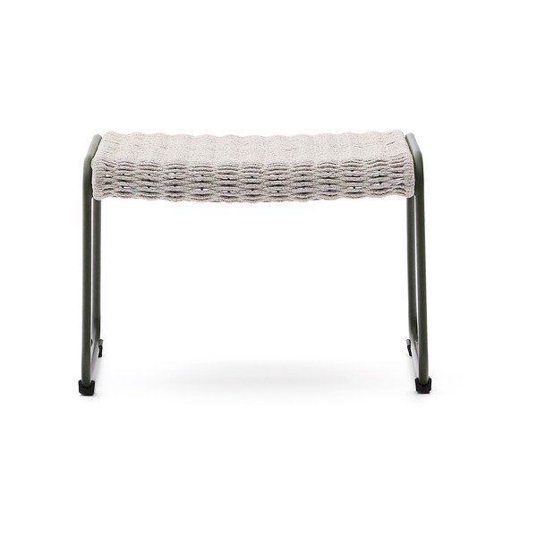 Prašno zelen vrtni tabure Maurina – Kave Home-image-2