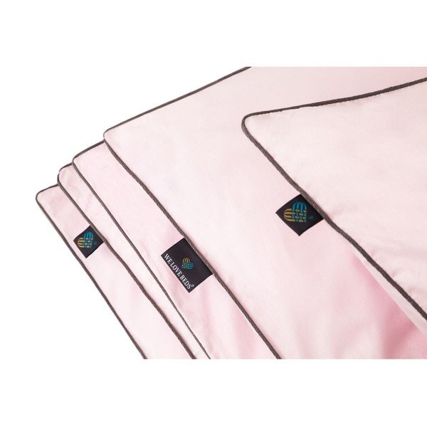 Rožnata prevleka za odejo za zakonsko posteljo/podaljšana iz egiptovskega bombaža 200x220 cm Peonia – WeLoveBeds-image-1