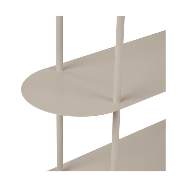 Bež kovinski regal 90x150x31 cm Rieti – House Nordic-image-3