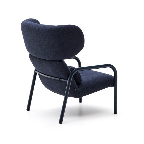 Temno moder fotelj Inari – Kave Home-image-4