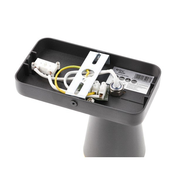Črna stenska svetilka ø 8 cm Elli – GTV-image-3