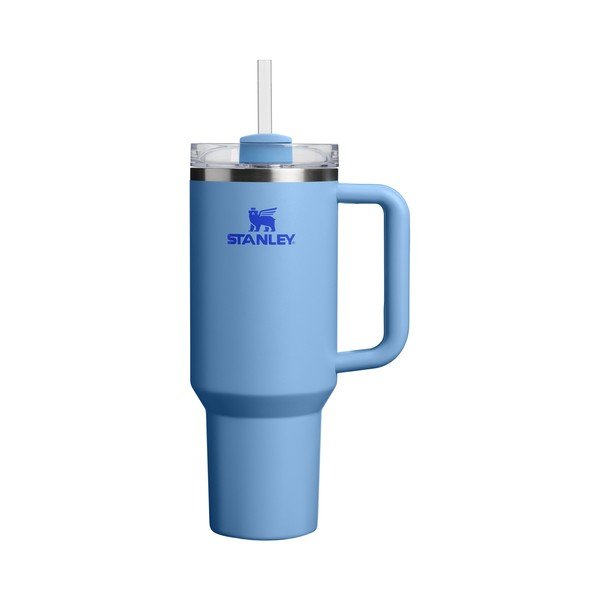 Modra termovka s slamico iz nerjavečega jekla 1,18 l Quencher H2.O FlowState™ Tumbler Blue Sky – Stanley